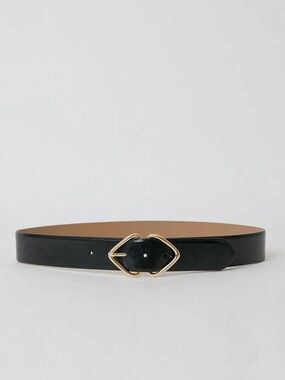 B-LOW THE BELT ’Livia Gloss’ Belt in Black/Gold